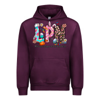 Mauve Wine Easter Lpn Urban Hoodie - CowhideDigitalArt