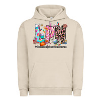 Pigment French Oak Easter Lpn Urban Hoodie - CowhideDigitalArt