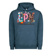 Pigment Midnight Navy Easter Lpn Urban Hoodie - CowhideDigitalArt
