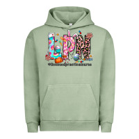 Pigment Oil Green Easter Lpn Urban Hoodie - CowhideDigitalArt