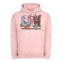 Pigment Salmon Easter Lpn Urban Hoodie - CowhideDigitalArt