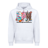 White Easter Lpn Urban Hoodie - CowhideDigitalArt