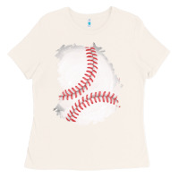 Bone baseball patch Ladies Tee - AdoDesignShop