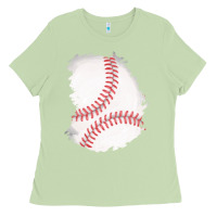 Matcha baseball patch Ladies Tee - AdoDesignShop
