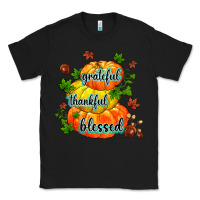 Black grateful thankful blessed Classic Tee - MaliasSmallBusiness