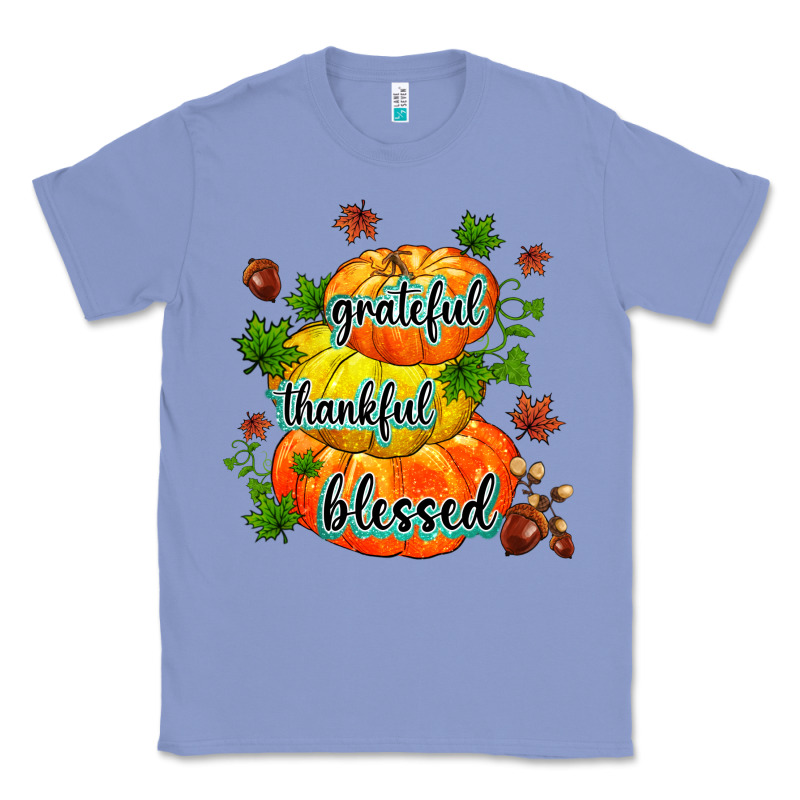 Grateful Thankful Blessed Classic Tee by MaliasSmallBusiness | Teevron
