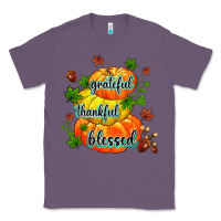 Lavender grateful thankful blessed Classic Tee - MaliasSmallBusiness