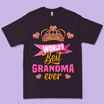 World's Best Grandma Ever Premium Tee Designed By Jasminsmagicworld