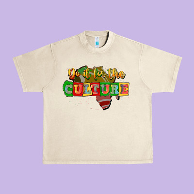 Do It For The Culture Urban Heavy Tee Designed By Jahusdesignshop