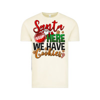 Vintage Arctic Santa here we have cookies Vintage Tee - NancyCooperArtShop