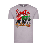 Vintage Zinc Santa here we have cookies Vintage Tee - NancyCooperArtShop