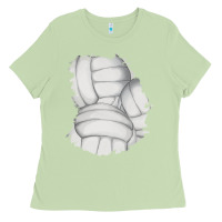 Matcha 2 volleyball patch Ladies Tee - AdoDesignShop