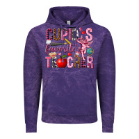 Cloud Purple cupids favorite teacher Vintage Hoodie - NancyCooperArtShop