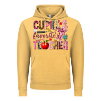 Vintage Mustard cupids favorite teacher Vintage Hoodie - NancyCooperArtShop