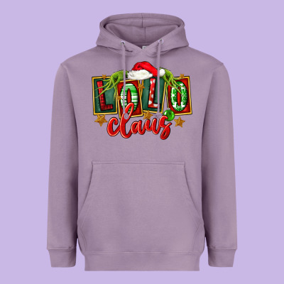 Christmas Lolo Claus Heavyweight Hoodie Designed By Fadigitalartstudio