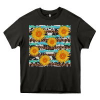 Asphalt sunflower western seamless Heavy Core Tee - AdoDesignShop