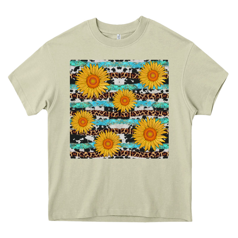 Sunflower Western Seamless Heavy Core Tee by AdoDesignShop | Teevron