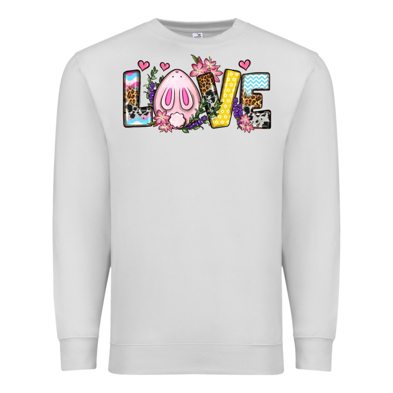 Easter Day Love Easter Premium Sweatshirt by OliviaCreatesArt | Teevron