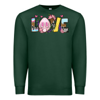Sports Green Easter Day Love Easter Premium Sweatshirt - OliviaCreatesArt