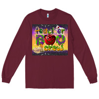 Burgundy teacher boo crew tumbler Long Sleeve Tee - BarkalooDesign