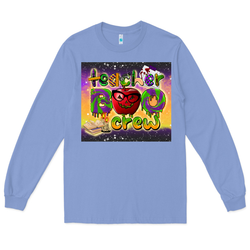 Teacher Boo Crew Tumbler Long Sleeve Tee by BarkalooDesign | Teevron