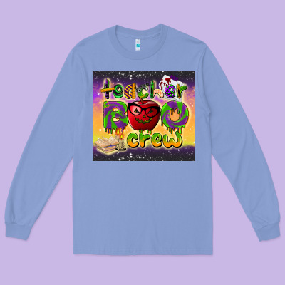 Teacher Boo Crew Tumbler Long Sleeve Tee Designed By Barkaloodesign