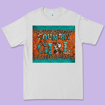 Country Girl Premium Tee Designed By Barkaloodesign