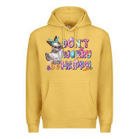 Antique Gold Don't worry be happy Easter Premium Hoodie - CowGirlArtShop