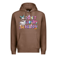 Chestnut Don't worry be happy Easter Premium Hoodie - CowGirlArtShop