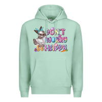 Seafoam Don't worry be happy Easter Premium Hoodie - CowGirlArtShop