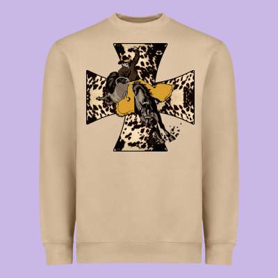 Bronc Rider Heavyweight Sweatshirt Designed By Bettercallsaul