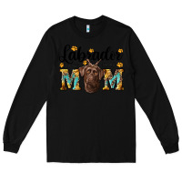 Black western labrador mom Long Sleeve Tee - RanaPortraitStore
