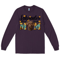 Plum western labrador mom Long Sleeve Tee - RanaPortraitStore