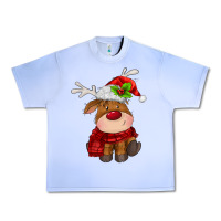 Grape Ice christmas baby deer Urban Heavy Tee - MaliasSmallBusiness
