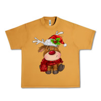 Peanut Butter christmas baby deer Urban Heavy Tee - MaliasSmallBusiness