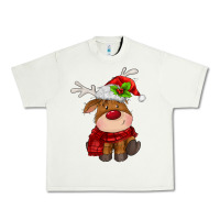 Pistachio christmas baby deer Urban Heavy Tee - MaliasSmallBusiness