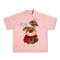 Salmon christmas baby deer Urban Heavy Tee - MaliasSmallBusiness
