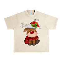 Sandshell christmas baby deer Urban Heavy Tee - MaliasSmallBusiness