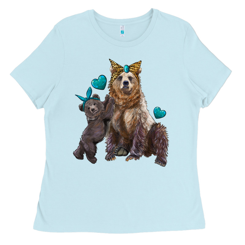 Mama Bear And Baby Bear Ladies Tee by Artiststas | Teevron