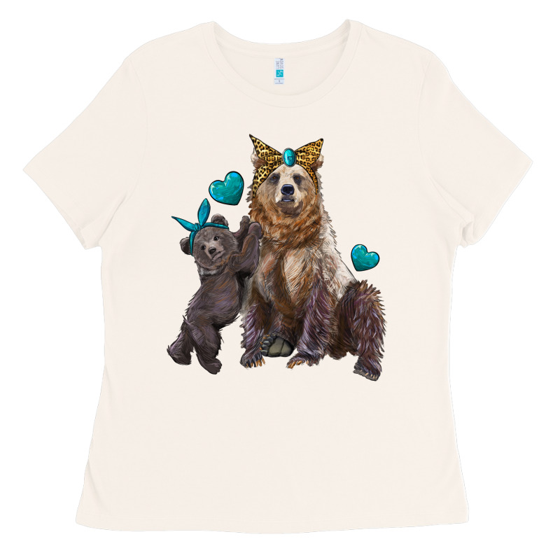 Mama Bear And Baby Bear Ladies Tee by Artiststas | Teevron
