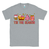 Heather Grey tis the season Classic Tee - MaliasSmallBusiness