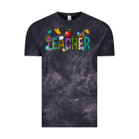 Cloud Black Easter Teacher Vintage Tee - NancyCooperArtShop