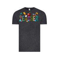 Vintage Black Easter Teacher Vintage Tee - NancyCooperArtShop