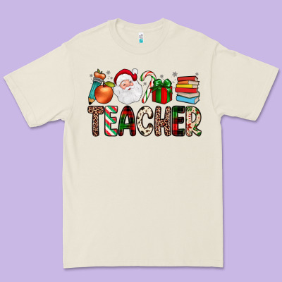 Teacher Christmas Premium Tee Designed By Jahusdesignshop