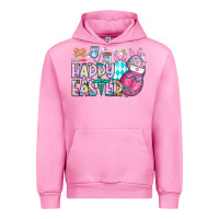 Fuchsia Pink happy easter nurse Urban Hoodie - CowhideDigitalArt