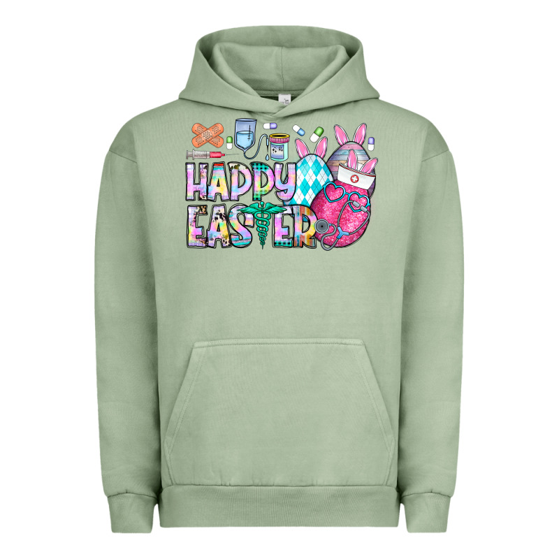 Happy Easter Nurse Urban Hoodie by CowhideDigitalArt | Teevron
