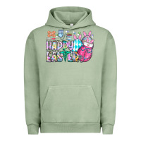 Pigment Oil Green happy easter nurse Urban Hoodie - CowhideDigitalArt