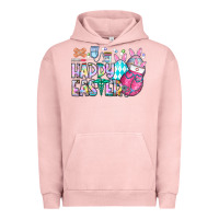 Pigment Salmon happy easter nurse Urban Hoodie - CowhideDigitalArt