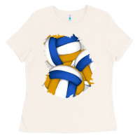 Bone volleyball patch Ladies Tee - AdoDesignShop