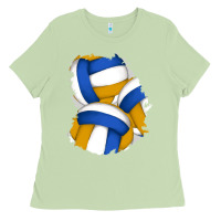 Matcha volleyball patch Ladies Tee - AdoDesignShop